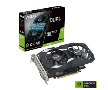 ASUS VGA NVIDIA GeForce GTX 1650 DUAL OC EVO 4G, 4G GDDR6, 1xDP, 1xHDMI, 1xDVI