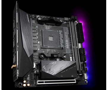 GIGABYTE MB Sc AM4 B550 I AORUS PRO AX, AMD B550, 2xDDR4, 1xDP, 2xHDMI, WI-FI, mITX