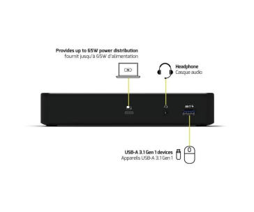 PORT dokovací stanice 9v1 THUNDERBOLT 2x 4K, 2x DP, RJ45, 3x USB-A, 2x USB-C, USB-C 65W, 3,5