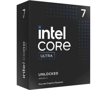 CPU INTEL Core Ultra 7 - 265KF, až 5.5GHz, 30MB L3, LGA1851, BOX (bez chladiče)