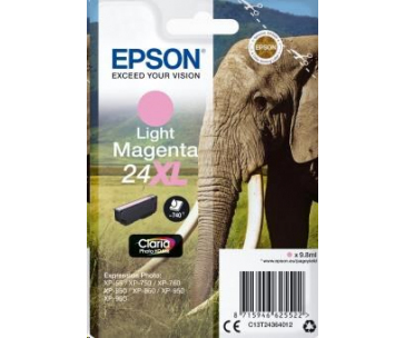 EPSON ink bar Singlepack "Slon" Light Magenta 24XL Claria Photo HD Ink