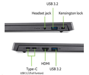 ACER NTB Aspire Go 15 (AG15-51P-5382),i5-1235U,15.2"WUXGA,16GB,512GB SSD,Intel Iris,W11H,Gray