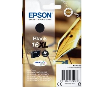 EPSON ink čer Singlepack "Pero" Black 16XL DURABrite Ultra Ink