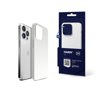 3mk Hardy Silicone MagCase pro Apple iPhone 15 Pro, Silver-White