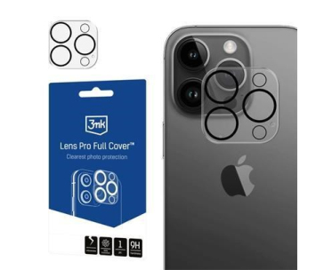 3mk Lens Pro Full Cover pro Apple iPhone 15 Pro / iPhone 15 Pro Max