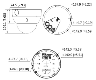 Dahua IPC-HDBW5442H-Z4E-0832-DC12AC24V, IP kamera, 4MPx, 1/1.8" CMOS, objektiv 8 mm–32 mm, IR<80, IK10, IP67