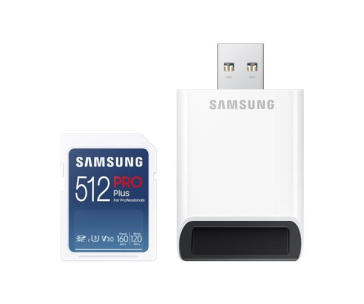 Samsung SDXC karta 512GB PRO PLUS + USB adaptér