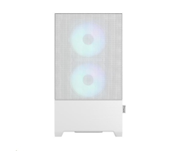 FRACTAL DESIGN skříň Pop Mini Air RGB White TG Clear Tint, 2x USB 3.0, bez zdroje, mATX