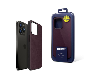 3mk HARDY MagFabric Case pro Apple iPhone 15 Pro, Mulberry