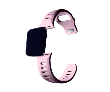 3mk Silicone Watch Strap pro Apple 38/40/41 mm Powder Pink