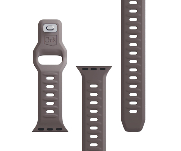 3mk Silicone Watch Strap pro Apple 38/40/41 mm Taupe