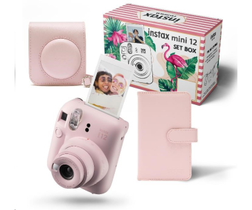 Fujifilm MINI 12 Big bundle růžový