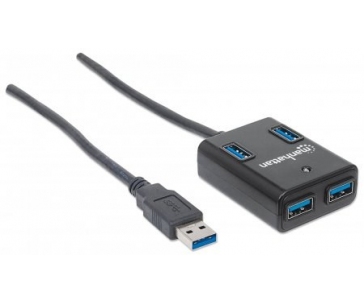 MANHATTAN USB 3.0 Hub, 4 Ports, Bus Power