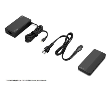 LENOVO dokovací stanice USB-C Dual Display Travel Dock + 100W adapter (EU)