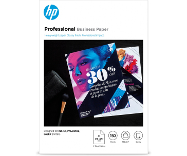 HP Prof Biz Gls 180g A4 150sh FSC Paper