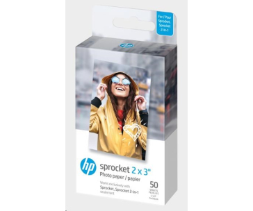 HP Zink Paper Sprocket 50 Pack 2x3"