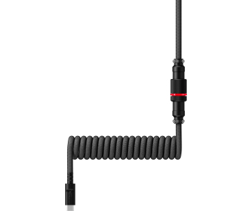 HyperX USB-C Coiled Cable Gray-Black - Příslušenství ke klávesnici