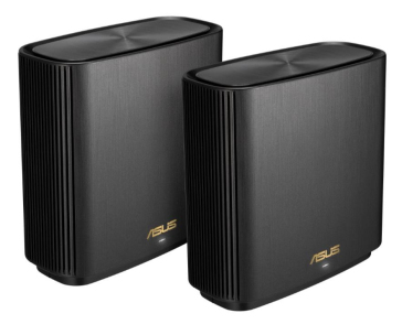 ASUS ZenWiFi XT9 2-pack Wireless AX7800 Tri-band Mesh WiFi 6 System, black