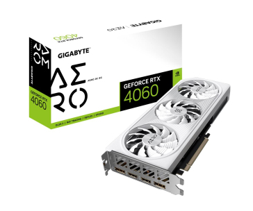 GIGABYTE VGA NVIDIA GeForce RTX 4060 AERO OC 8G, 8G GDDR6, 2xDP, 2xHDMI