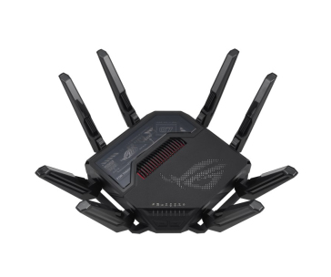 ASUS ROG Rapture GT-BE98 Gaming Router, WiFi 7, Dual 10G Ports, AURA RGB, AiMesh