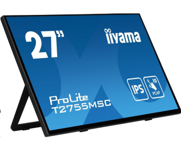 Iiyama ProLite T27XX, 68,6 cm (27''), Projected Capacitive, Full HD, USB, kit (USB), black