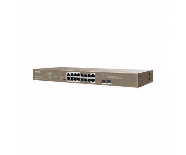 Tenda TEG1118P-16-250W PoE AT Gigabit Switch 230W