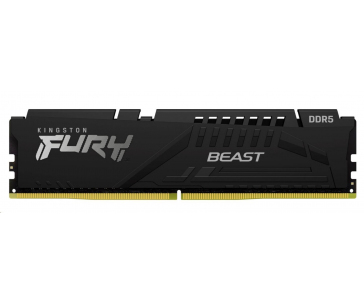 KINGSTON DIMM DDR5 16GB 5600MT/s CL40 FURY Beast Černá