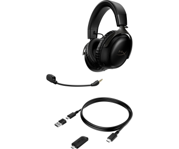 HyperX Cloud III Wireless BLK GAM HEADSET - Sluchátka k PC