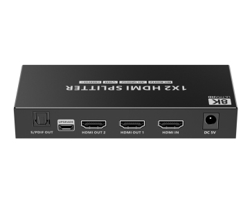 PremiumCord HDMI 2.1 splitter 1-2 porty, 8K@60hz, 4K@120Hz, 1080p, HDR+