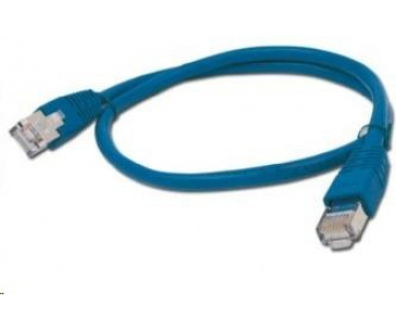 GEMBIRD kabel patchcord CAT6 stíněný FTP 0,5m, modrý