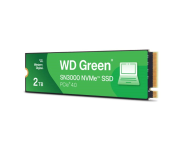 WD GREEN SSD 2TB SN3000, PCIe Gen4x4, M.2 2280, (R:5000/W:4200 MB/s)