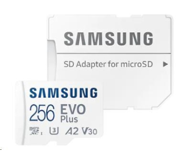 Samsung micro SDXC karta 256GB EVO Plus + SD adaptér