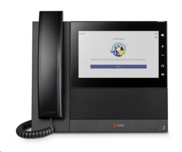 Poly CCX 600 multimediální telefon pro Microsoft Teams s podporou technologie PoE