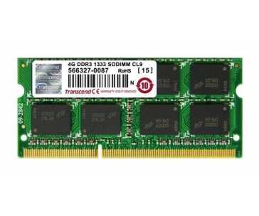 TRANSCEND SODIMM DDR3 4GB 1333MHz 256Mx8 CL9