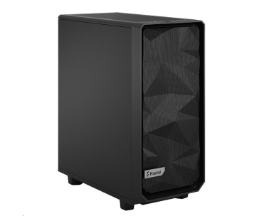 FRACTAL DESIGN skříň Meshify 2 Compact Black Solid, USB 3.1 Type-C, 2x USB 3.0, bez zdroje, mATX