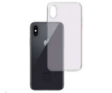 3mk Clear Case pro Apple iPhone Xs, čirá