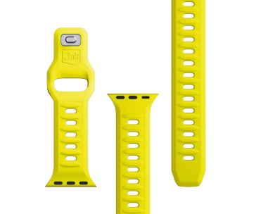 3mk Silicone Watch Strap pro Apple 38/40/41 mm Yellow