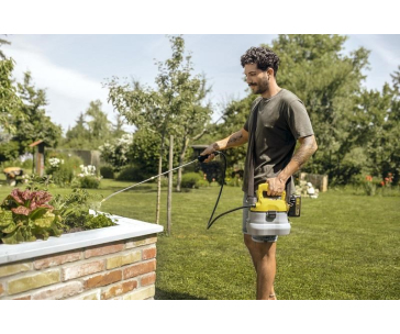 Karcher PSU 4-18 postřikovač, nádrž 4 l, 30 l/h, 3 bar, postřik kapalného hnojiva či herbicidů