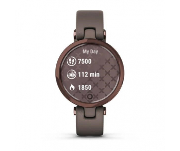 Garmin hodinky Lily Classic Dark Bronze/Paloma Leather Band