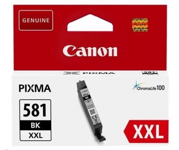 Canon CARTRIDGE CLI-581 XXL černá pro PIXMA TS615x, TS625x, TS635x, TR7550, TS815x (6 360 str.)