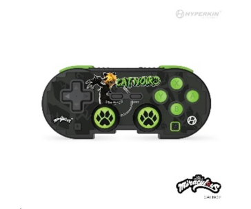 Hyperkin Pixel Art Miraculous Bluetooth Controller for Nintendo Switch/PC/Mac/Android (Cat Noir)