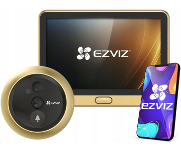 Ezviz DP2C Gold digitální dveřní kukátko s Wi-Fi