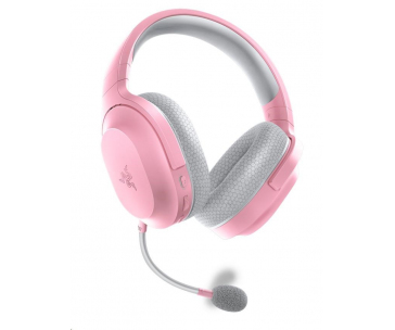 RAZER sluchátka Barracuda X - Quartz Pink, Bluetooth