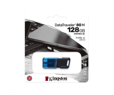 Kingston Flash Disk 128GB DataTraveler DT80 M (USB-C 3.2 Gen 1)