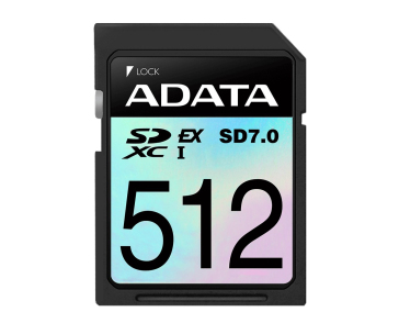 ADATA SDXC karta 512GB Express, PCIe Gen3, UHS-I, C10, V30, (R:800/W:700 MB/s)