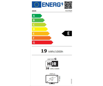BAZAR - ASUS LCD 25" XG259QN ROG Strix, 1920x1200 IPS,400cd/m2, 380Hz, 1ms, USB 3.2 Gen 1 Type-A, HDMI, DP, Jack - Poško