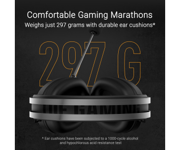 ASUS sluchátka TUF Gaming H1 GEN II, Drátový Herní Headset, černá