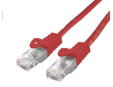 C-TECH kabel patchcord Cat6, UTP, červený, 3m