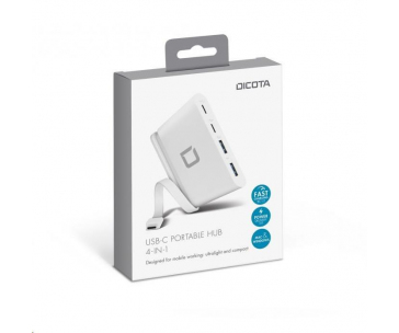 DICOTA USB-C Portable Hub 4-in-1