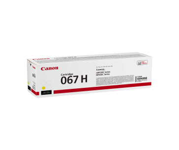 Canon TONER 067H žlutá pro i-SENSYS LBP631Cw, LB (2350 str.) BAZAR/POŠKOZENÝ OBAL